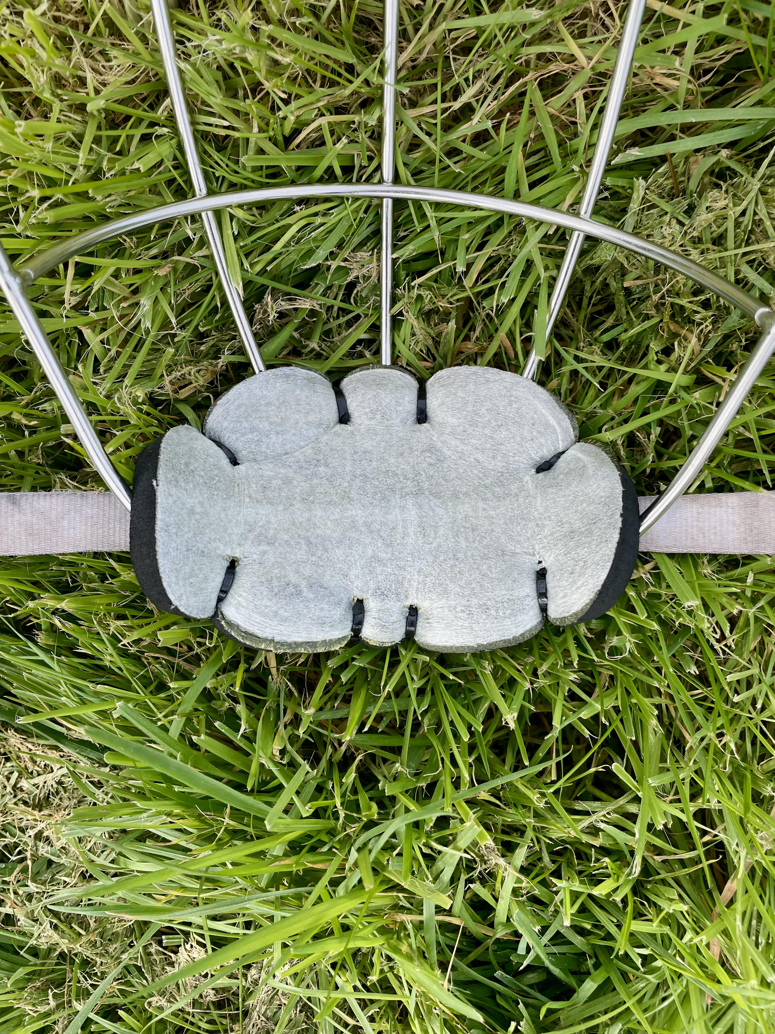 two-tone chin piece